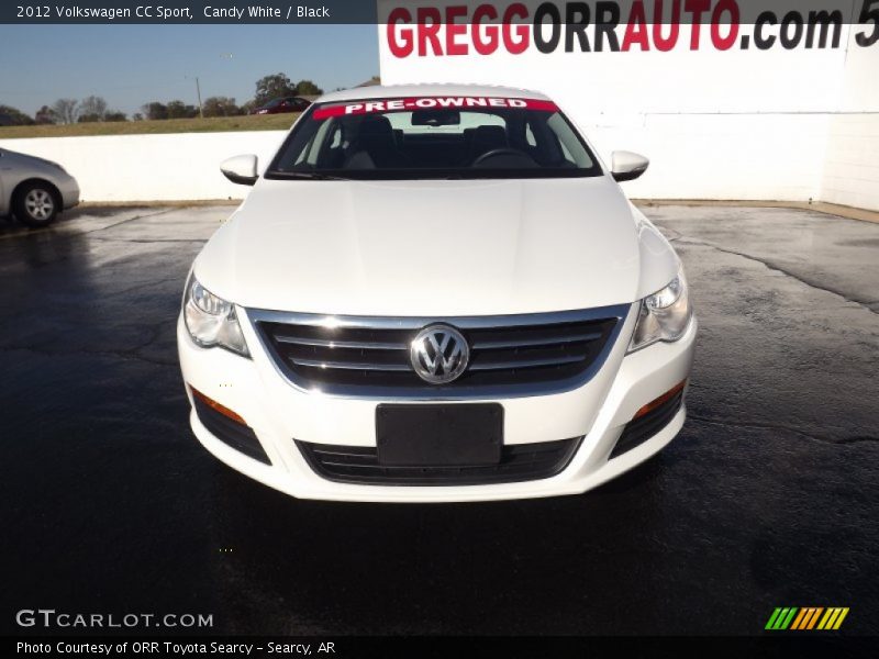 Candy White / Black 2012 Volkswagen CC Sport