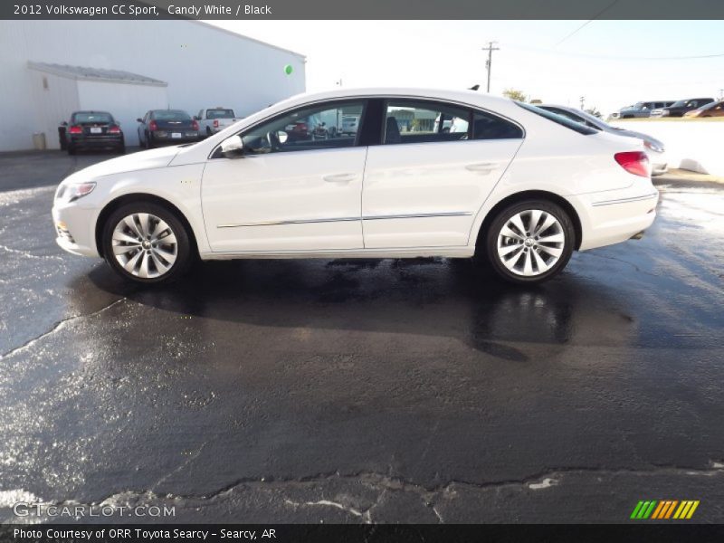 Candy White / Black 2012 Volkswagen CC Sport