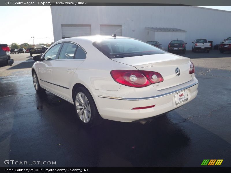 Candy White / Black 2012 Volkswagen CC Sport