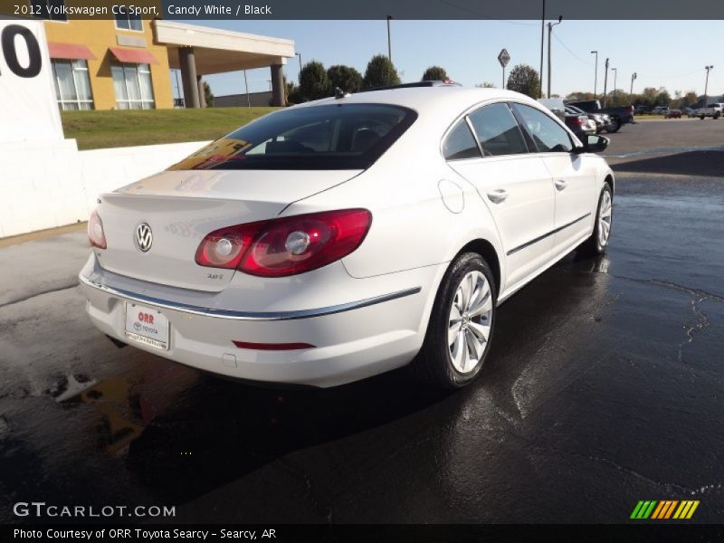 Candy White / Black 2012 Volkswagen CC Sport