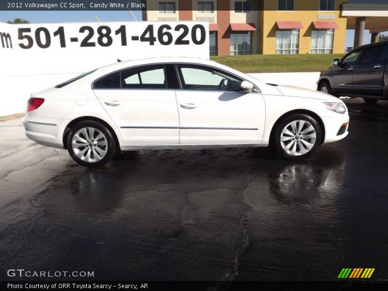 Candy White / Black 2012 Volkswagen CC Sport