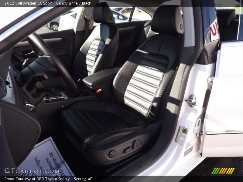 Candy White / Black 2012 Volkswagen CC Sport