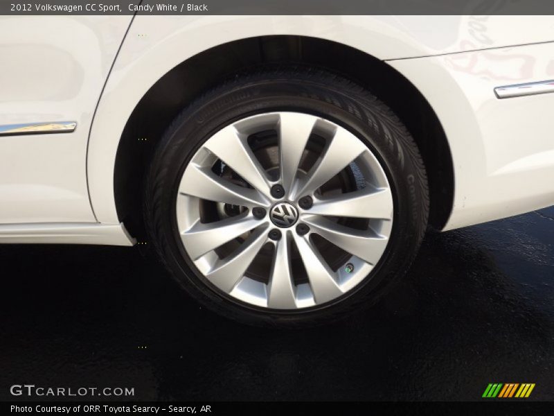 Candy White / Black 2012 Volkswagen CC Sport
