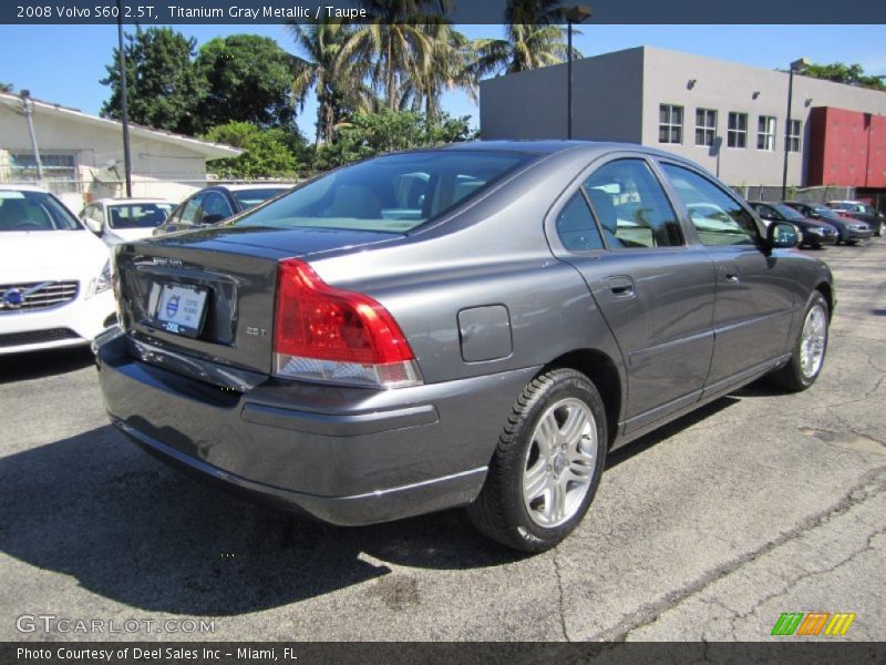 Titanium Gray Metallic / Taupe 2008 Volvo S60 2.5T