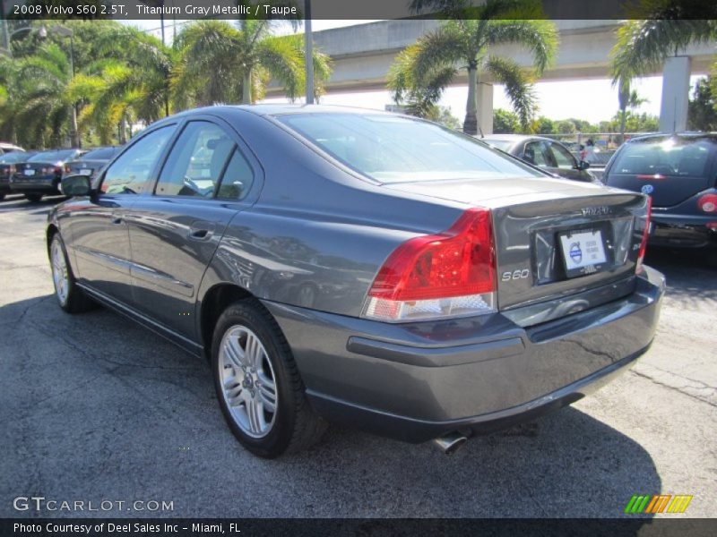 Titanium Gray Metallic / Taupe 2008 Volvo S60 2.5T