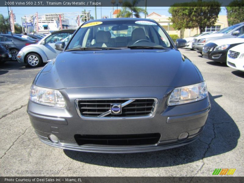 Titanium Gray Metallic / Taupe 2008 Volvo S60 2.5T