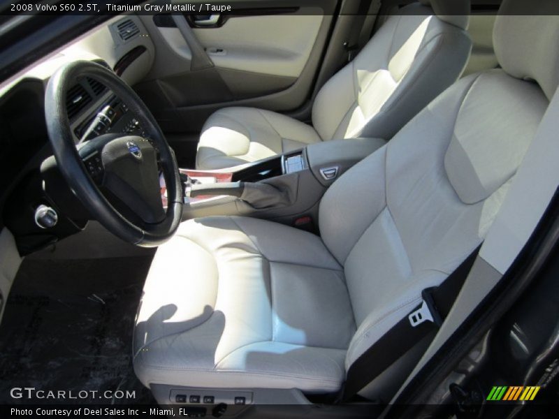 Titanium Gray Metallic / Taupe 2008 Volvo S60 2.5T