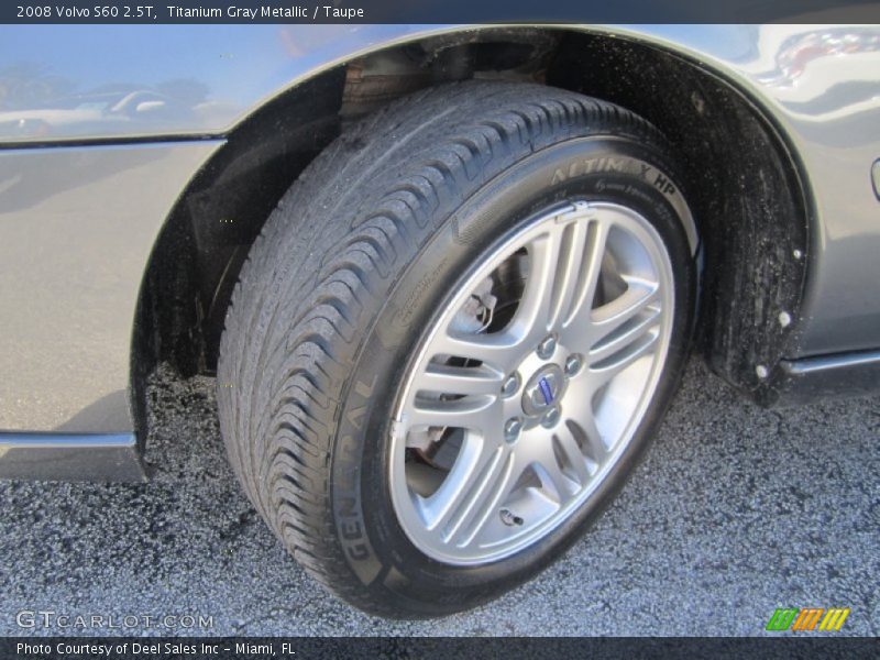 Titanium Gray Metallic / Taupe 2008 Volvo S60 2.5T