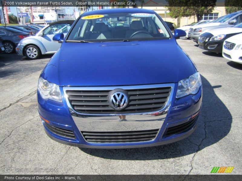 Cobalt Blue Metallic / Classic Gray 2008 Volkswagen Passat Turbo Sedan