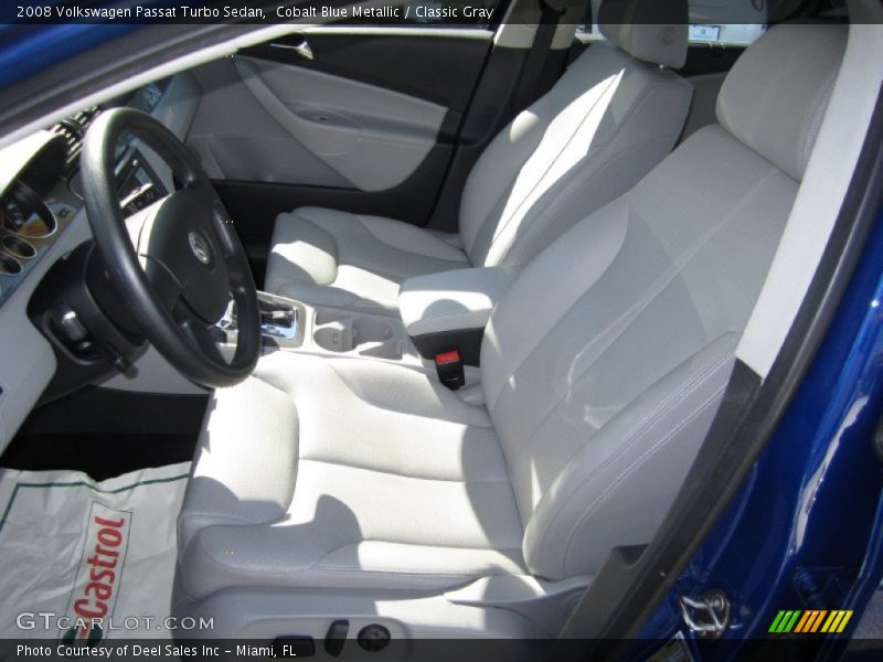 Cobalt Blue Metallic / Classic Gray 2008 Volkswagen Passat Turbo Sedan