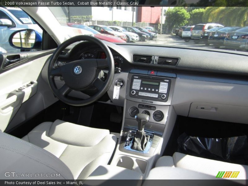 Cobalt Blue Metallic / Classic Gray 2008 Volkswagen Passat Turbo Sedan