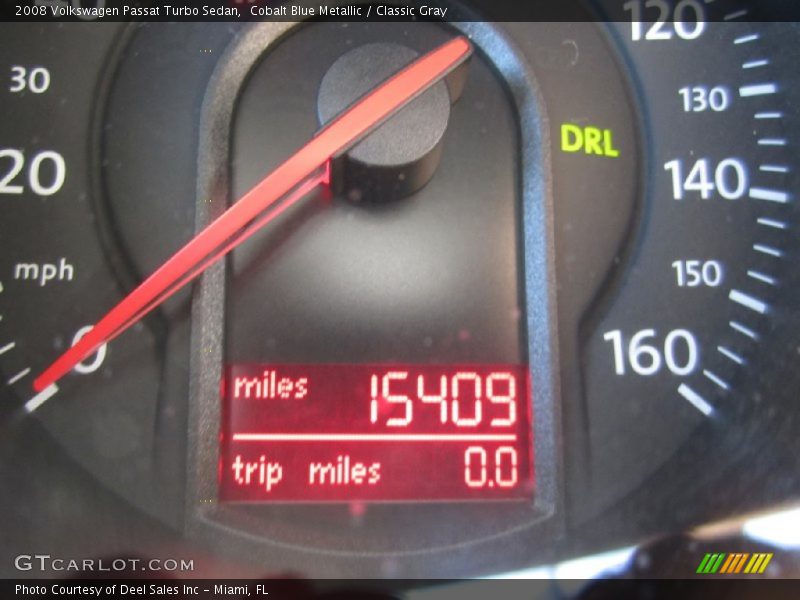 Cobalt Blue Metallic / Classic Gray 2008 Volkswagen Passat Turbo Sedan