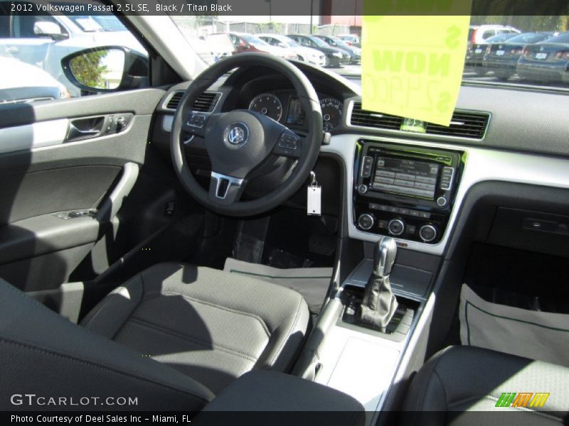 Black / Titan Black 2012 Volkswagen Passat 2.5L SE