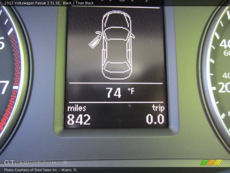Black / Titan Black 2012 Volkswagen Passat 2.5L SE