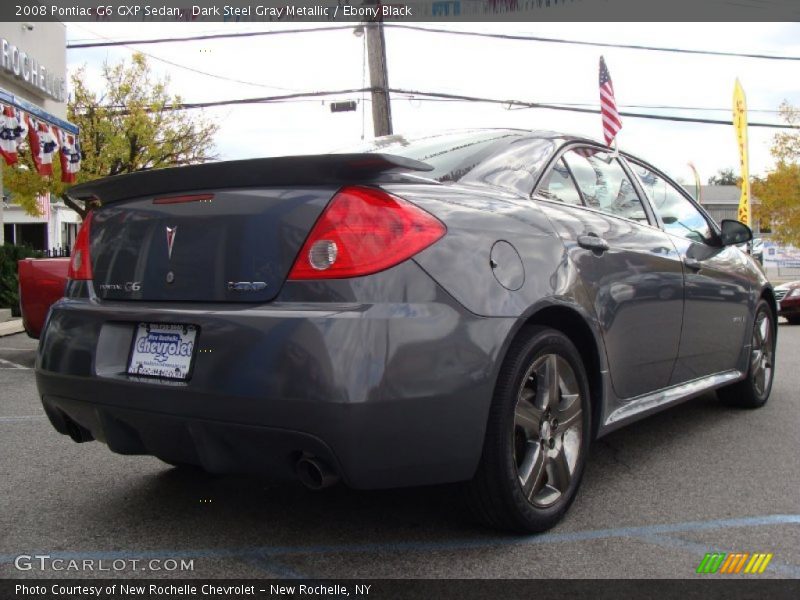 Dark Steel Gray Metallic / Ebony Black 2008 Pontiac G6 GXP Sedan