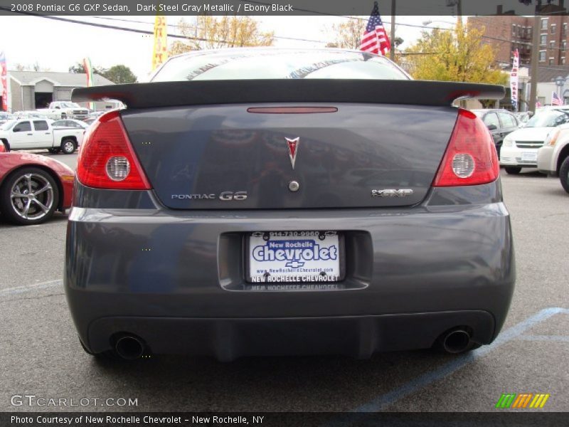 Dark Steel Gray Metallic / Ebony Black 2008 Pontiac G6 GXP Sedan