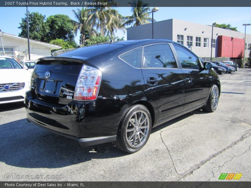 Black / Bisque Beige 2007 Toyota Prius Hybrid Touring