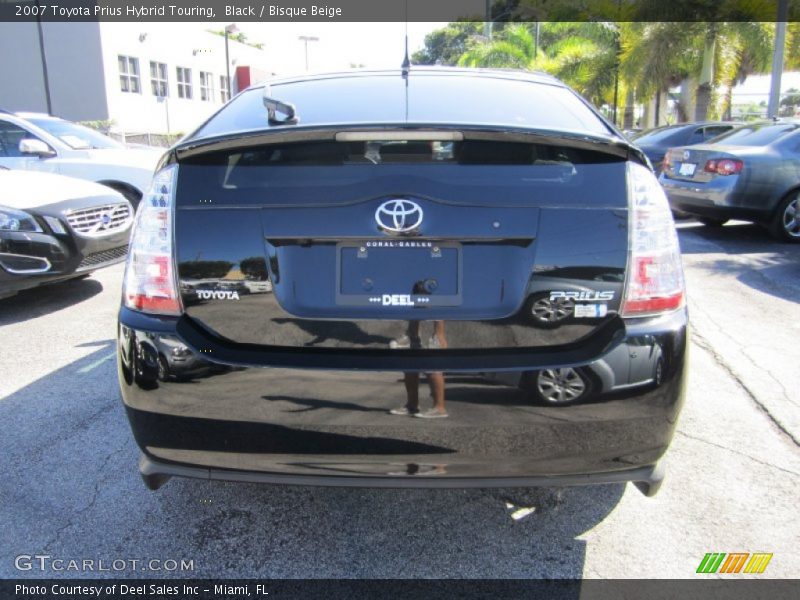 Black / Bisque Beige 2007 Toyota Prius Hybrid Touring