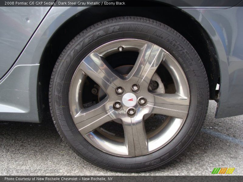 Dark Steel Gray Metallic / Ebony Black 2008 Pontiac G6 GXP Sedan