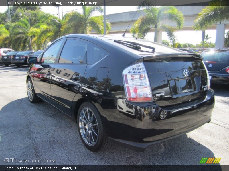 Black / Bisque Beige 2007 Toyota Prius Hybrid Touring