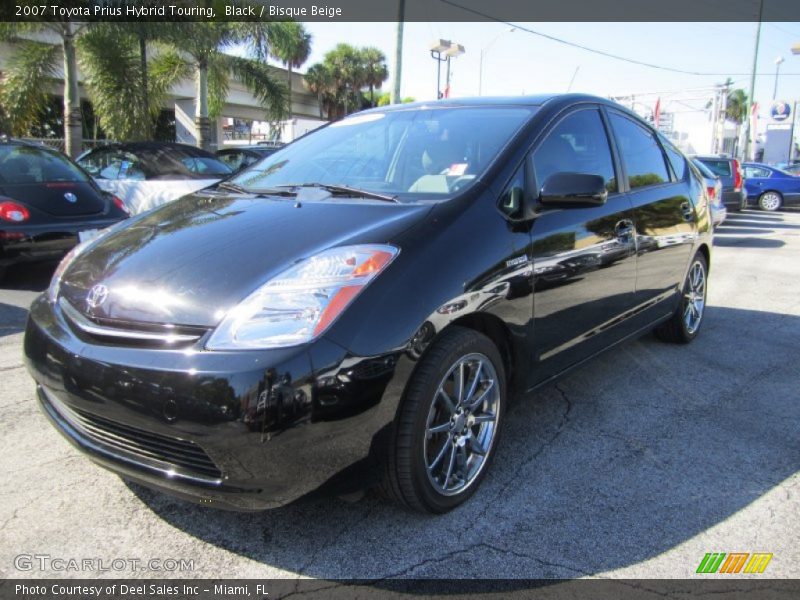 Black / Bisque Beige 2007 Toyota Prius Hybrid Touring
