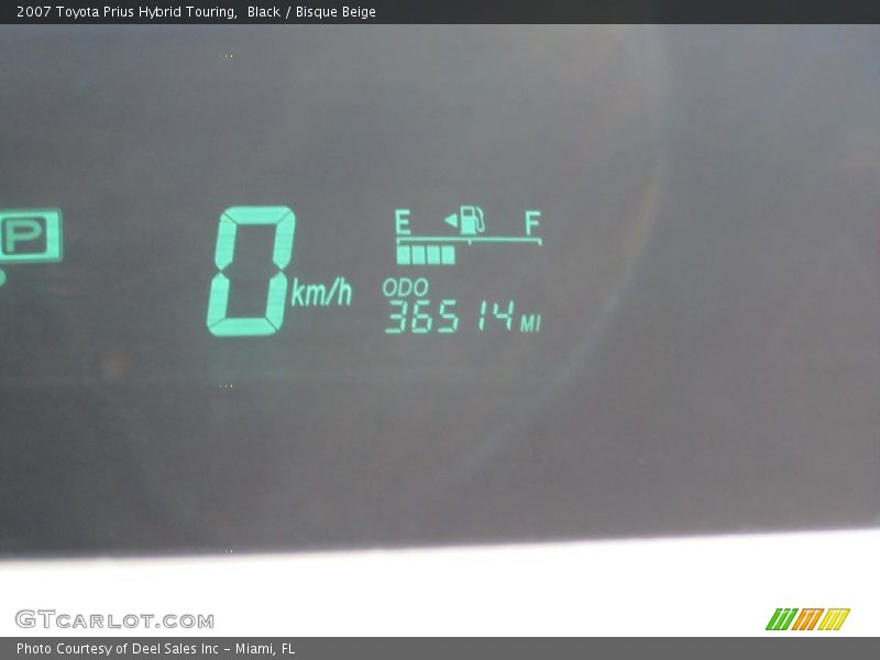 Black / Bisque Beige 2007 Toyota Prius Hybrid Touring