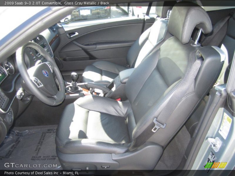  2009 9-3 2.0T Convertible Black Interior