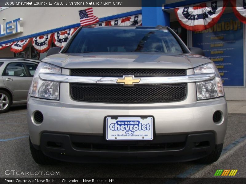 Silverstone Metallic / Light Gray 2008 Chevrolet Equinox LS AWD