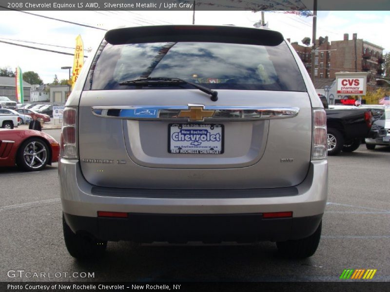 Silverstone Metallic / Light Gray 2008 Chevrolet Equinox LS AWD