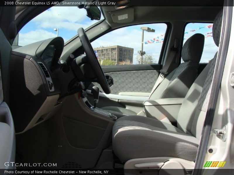 Silverstone Metallic / Light Gray 2008 Chevrolet Equinox LS AWD