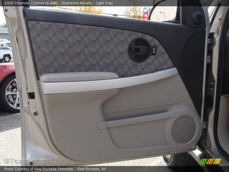 Silverstone Metallic / Light Gray 2008 Chevrolet Equinox LS AWD