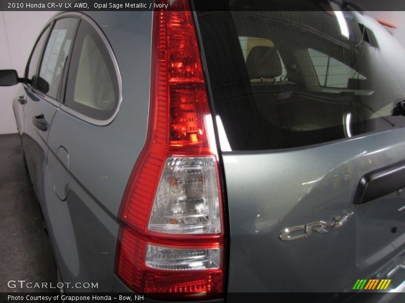 Opal Sage Metallic / Ivory 2010 Honda CR-V LX AWD