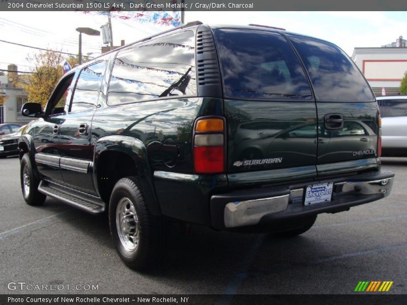 Dark Green Metallic / Gray/Dark Charcoal 2004 Chevrolet Suburban 1500 LS 4x4