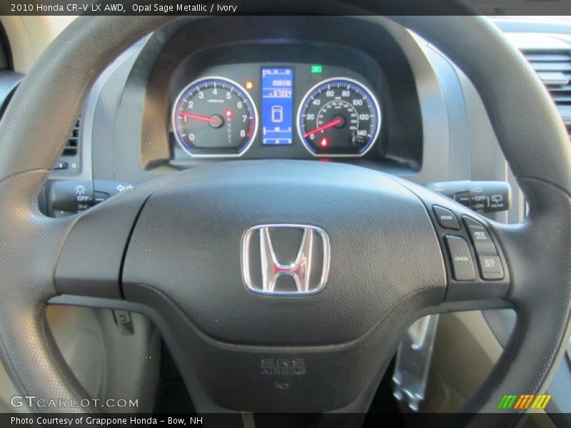 Opal Sage Metallic / Ivory 2010 Honda CR-V LX AWD