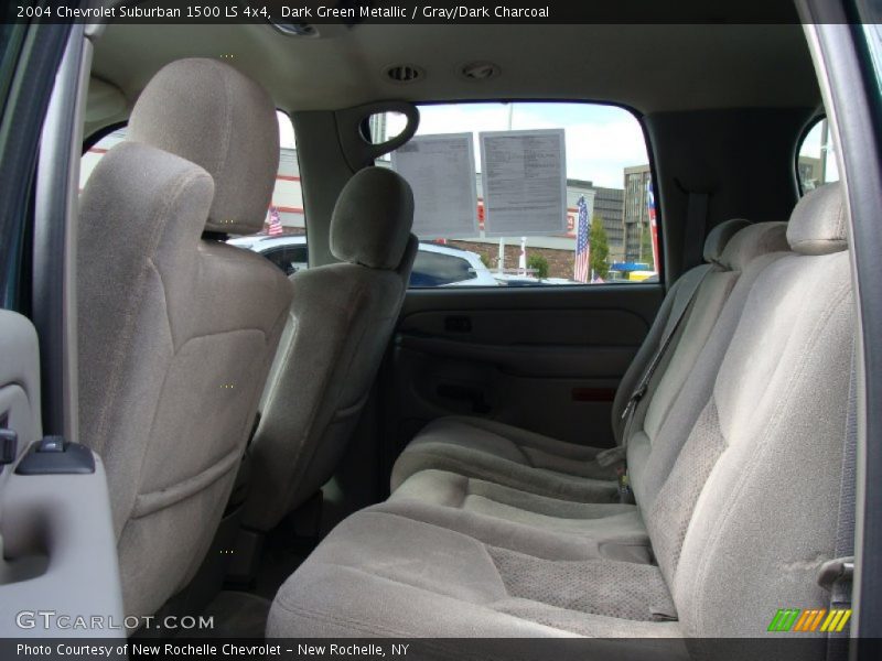 Dark Green Metallic / Gray/Dark Charcoal 2004 Chevrolet Suburban 1500 LS 4x4