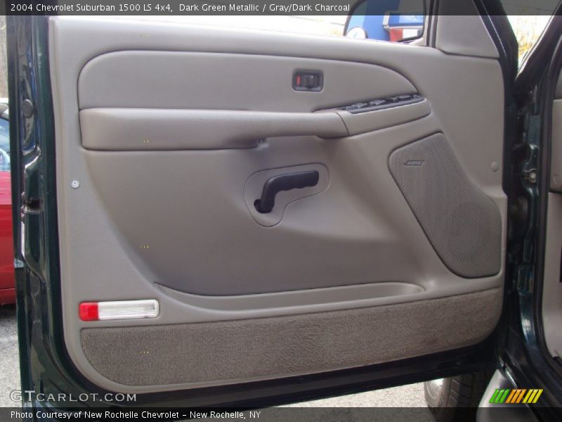 Dark Green Metallic / Gray/Dark Charcoal 2004 Chevrolet Suburban 1500 LS 4x4