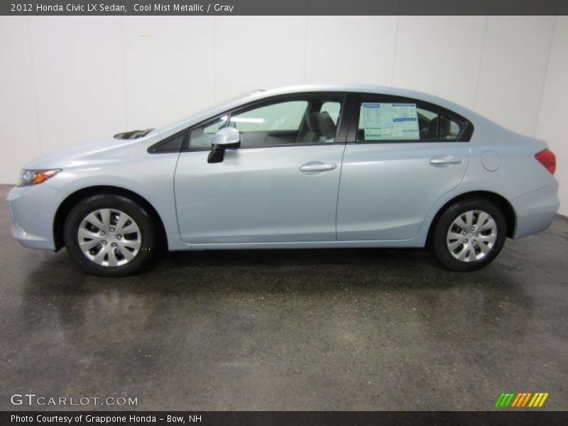  2012 Civic LX Sedan Cool Mist Metallic