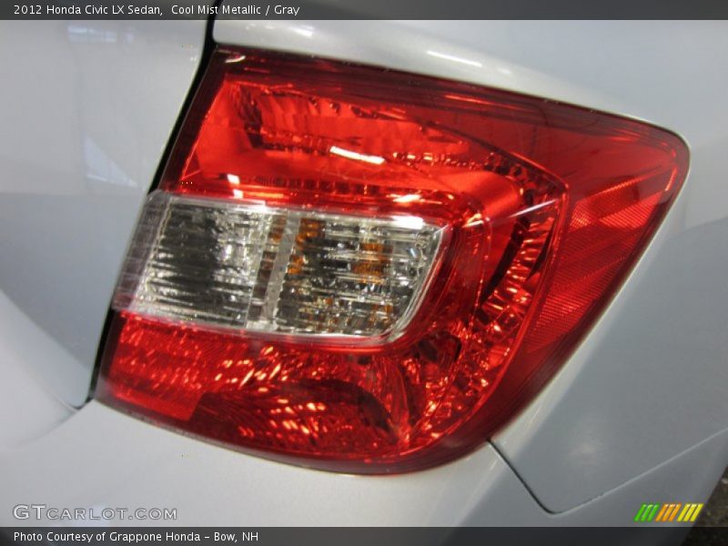 Cool Mist Metallic / Gray 2012 Honda Civic LX Sedan