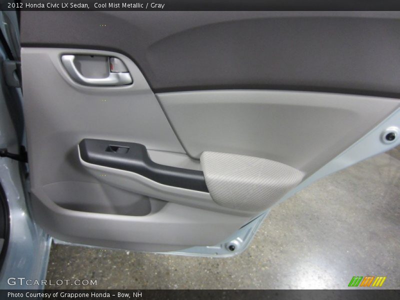Cool Mist Metallic / Gray 2012 Honda Civic LX Sedan