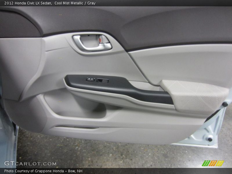 Cool Mist Metallic / Gray 2012 Honda Civic LX Sedan