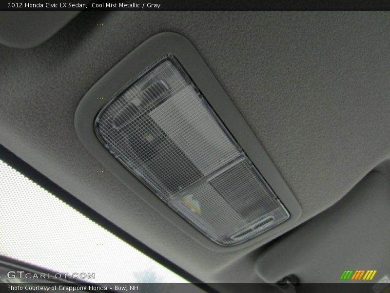 Cool Mist Metallic / Gray 2012 Honda Civic LX Sedan