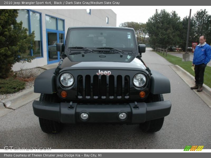 Black / Dark Slate Gray/Medium Slate Gray 2010 Jeep Wrangler Sport 4x4