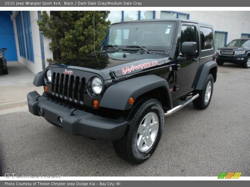 Black / Dark Slate Gray/Medium Slate Gray 2010 Jeep Wrangler Sport 4x4