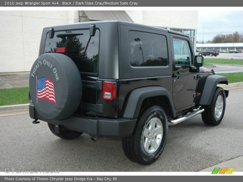 Black / Dark Slate Gray/Medium Slate Gray 2010 Jeep Wrangler Sport 4x4