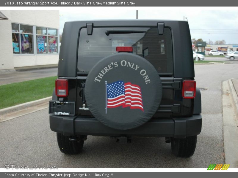 Black / Dark Slate Gray/Medium Slate Gray 2010 Jeep Wrangler Sport 4x4