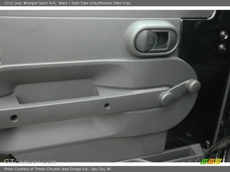 Black / Dark Slate Gray/Medium Slate Gray 2010 Jeep Wrangler Sport 4x4
