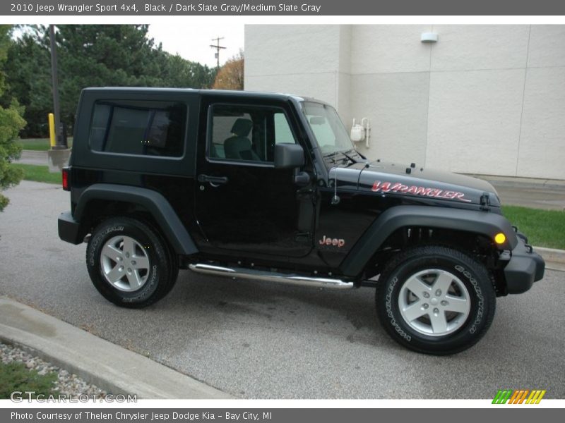 Black / Dark Slate Gray/Medium Slate Gray 2010 Jeep Wrangler Sport 4x4