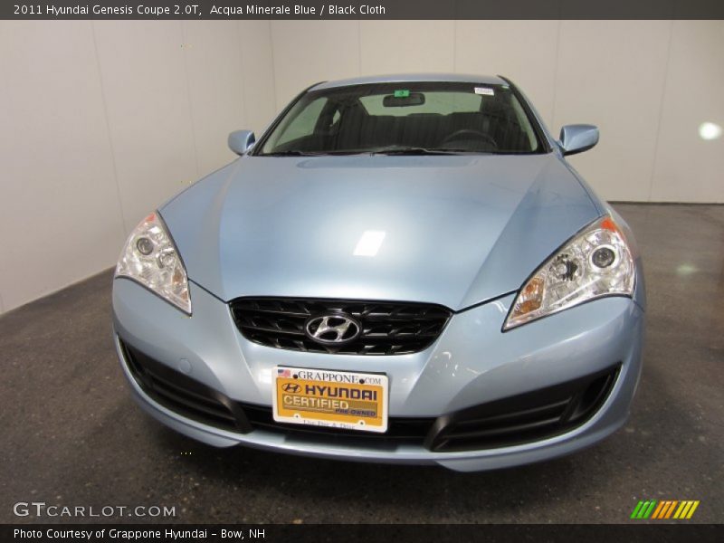 Acqua Minerale Blue / Black Cloth 2011 Hyundai Genesis Coupe 2.0T