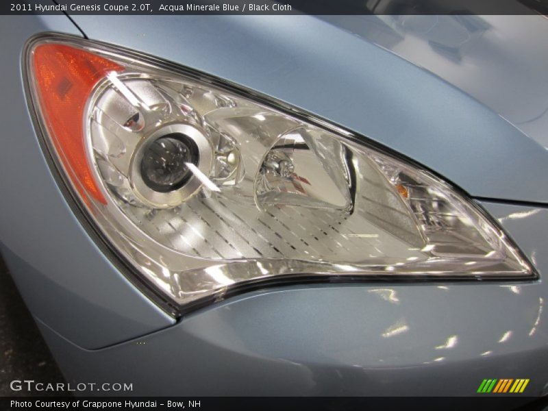 Acqua Minerale Blue / Black Cloth 2011 Hyundai Genesis Coupe 2.0T