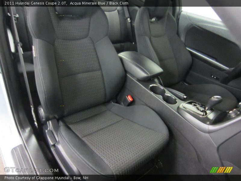  2011 Genesis Coupe 2.0T Black Cloth Interior